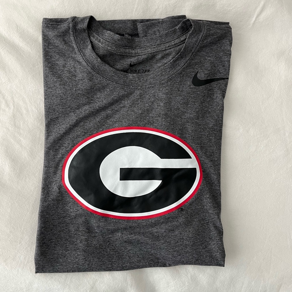 Gray Georgia short sleeve Nike T-shirt